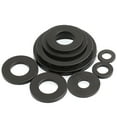 thumbnail image 1 of 100pcs Black Nylon enlarged and thickened flat washer M12x20mmx2mm, 1 of 4