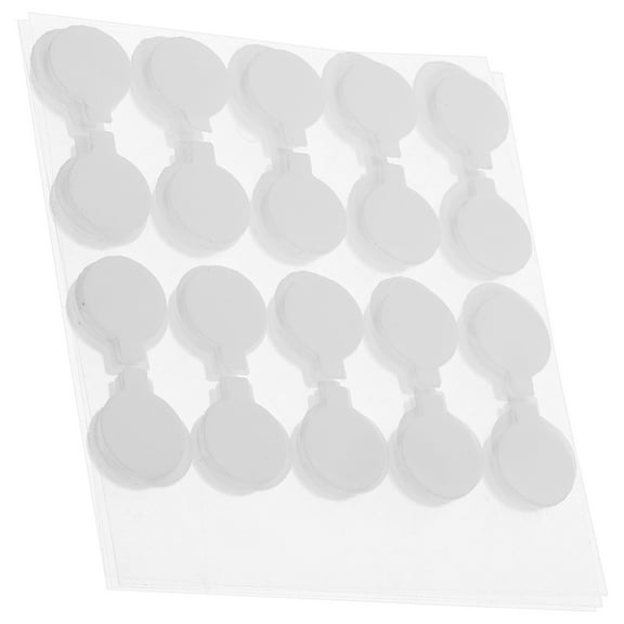 100pcs Blank Adhesive Dot Stickers Round Dot Label Stickers Adhesive Circle Stickers