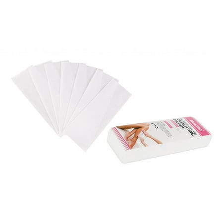 100pcs Body Disposable Hair Removal Stickers Non-woven Paper Strip Pink