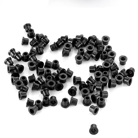 100pcs Bonnet Badge Grommets Roundel Emblem Compatible for BMW 3 5 7 E32 E46 E53 E60