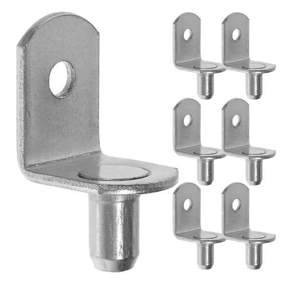 100pcs Bookcase Shelf Bracket Pegs with Hole Shelf Support Pegs L-shaped Peg Pin