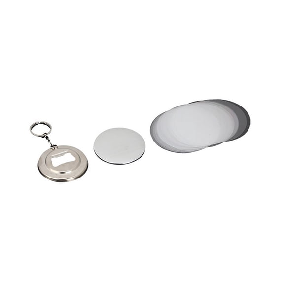 100pcs Bottle Opener Keychain Base Parts Material 58mm Parts Supplies For Pro Badge Button Maker Machine