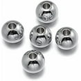thumbnail image 1 of 100pcs Brass Beads Lead Free & Nickel Free & Cadmium Free Solid Round 4mm Hole: 1.5~2mm, 1 of 1