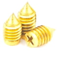 thumbnail image 1 of (100pcs) Brass Cross Tip Slotted Fastening Bolts, M2.5x6mm, 1 of 5