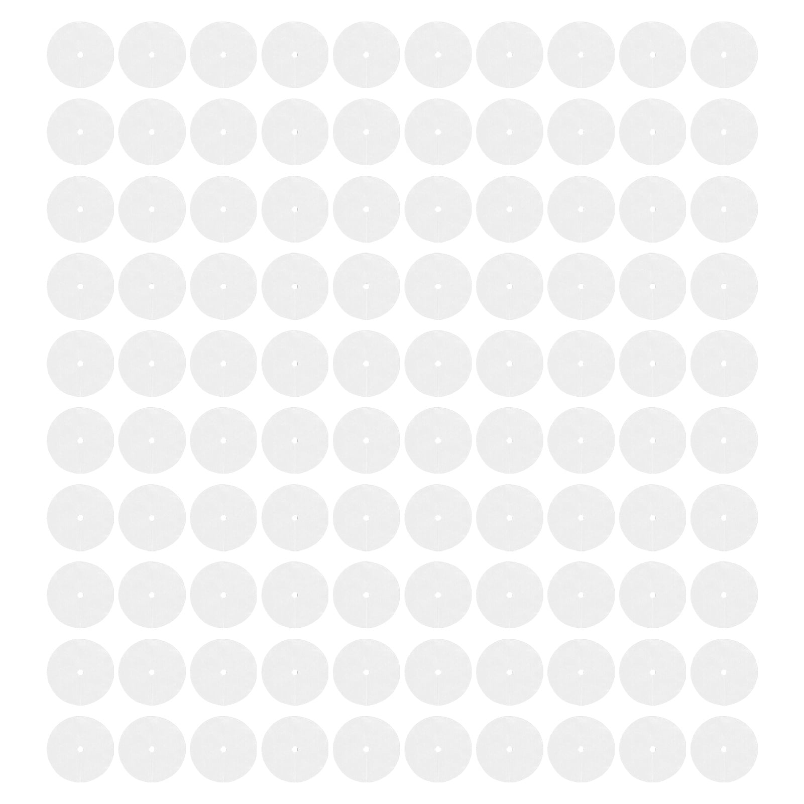 Neyseki 100pcs Breast Papers Disposable DIY Breast Patches Gentle Cotton Pads for Beauty Salon