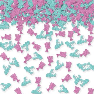 100 Confettis En Bois Pour Baby Shower - Décoration De Table Unisexe (5 Modèles : Bébé, Ours, Tétine, Empreintes, Feuilles)