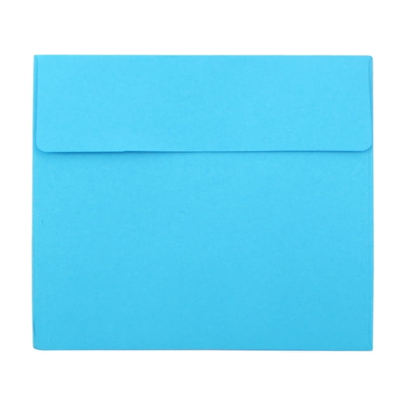 100PCS Colorful Square Paper Envelopes With Identity Sealing Ending 10cm X10cm
