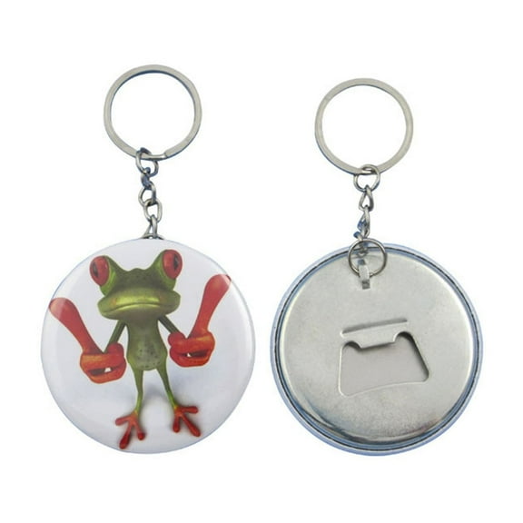 100pcs Button Pins Blank Button Badge Parts Maker Bottle Opener Key Supplies 58MM Acrylic Design Button Badge ,Reuse