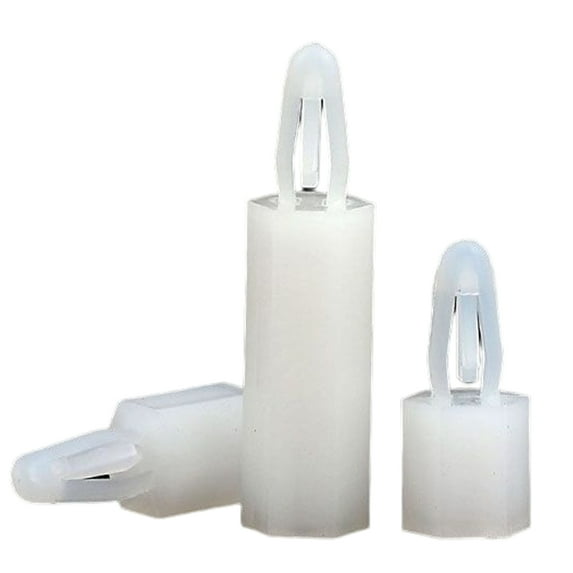100pcs Button-type hexagonalnylon spacer column M3x5mm