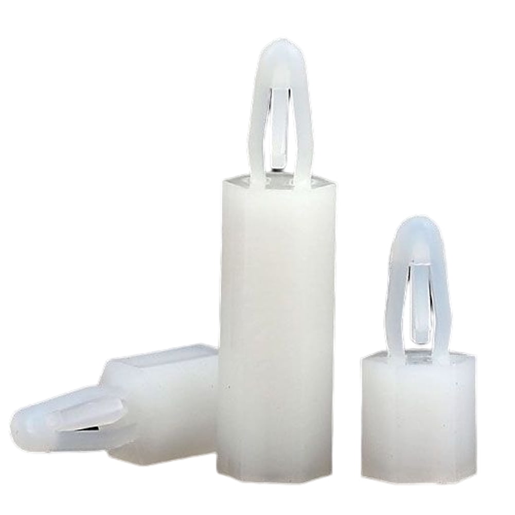 100pcs Button-type hexagonalnylon spacer column M4x20mm