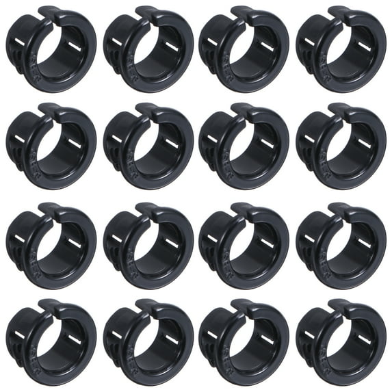 100pcs Cable Snap Bushing Grommet Snap in Cable Hose Bushing Grommet Protector Round Snap Panel Locking Hole Plugs Cover