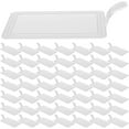 thumbnail image 1 of FELTECHELECTR Cake Holders White Plastic 100Pcs 3.93X2.36X0.98in, 1 of 6