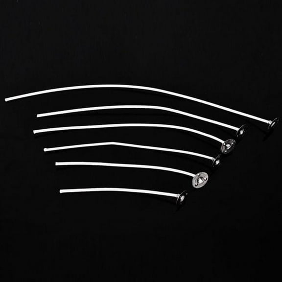 Cotton Wick for Candle Making with Tabs Low Smoke and No Bad Smell 100pcs 15CM