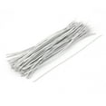 thumbnail image 1 of 100pcs Candy Bag Package Flat Twist Ties 200mm Long White, 1 of 1