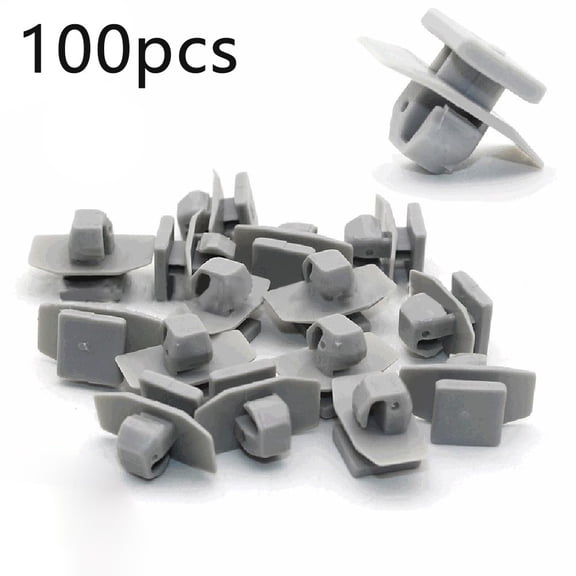 100pcs Car Wheel Arch Trim Fastener Clips for Honda For Civic and For CRV Plastic Material Designed for Stability