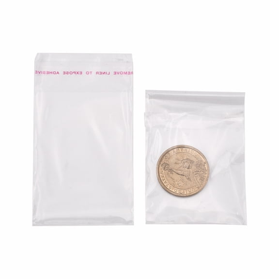 100pcs Cellophane Favor Gift Mini Bags Clear 9x5cm Unilateral thickness: 0.0125mm Inner measure: 7x5cm