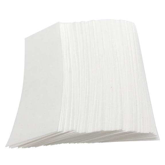 100pcs Clean Care Sheet Paper Flute Saxophone Clarinet Button Absorbent Paper Woodwind Mouthpiece Pad Cleaning Tool