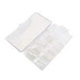 thumbnail image 1 of Unique Bargains 100pcs Plastic Full Cover False Nail Beauty Art Tips Decoration Nails Extension Transparent, 1 of 2