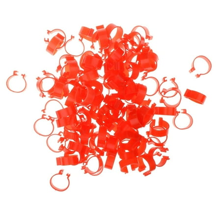 100pcs Clip for Bantam Chicks, Quail, , Poultry Ect. .5cm Inner Dia.