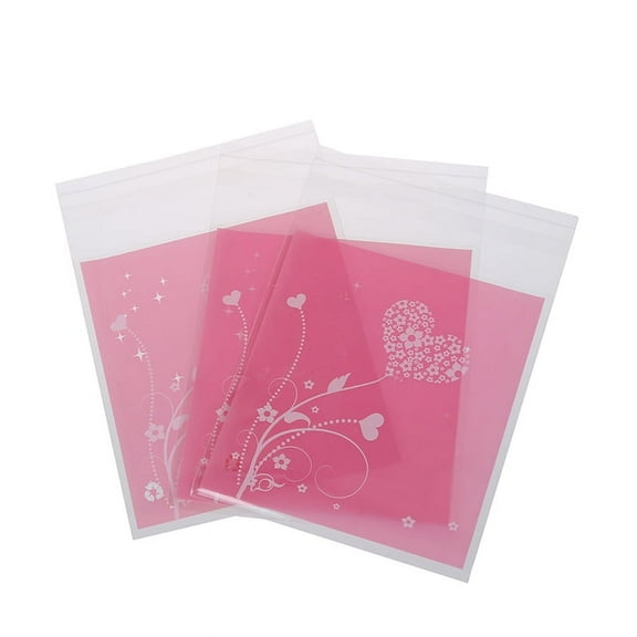 100pcs Clutch bag Purple HEART Bag of Candy Gift