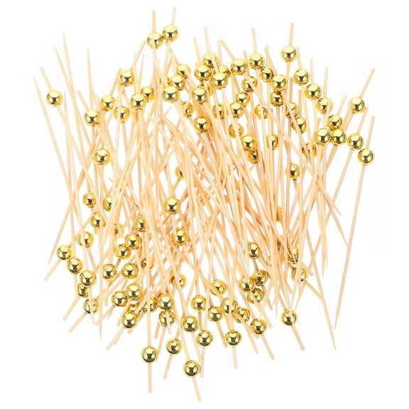 100pcs Cocktail Sticks Skewers Party Festival Bamboo Skewers for Appetizers