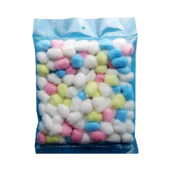 100pcs Colorful Cotton Balls Small Toys for Rat Hamster Mouse Nesting Materials Retain Heat in Winter