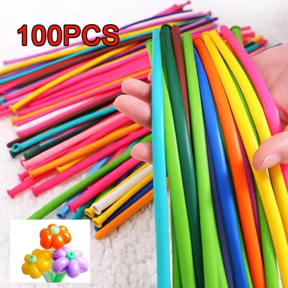 100pcs Colorful Twisting Balloons Magic-Long Strip Latex 260Q Ballon For Birthday Party Wedding Decoration DIY Animal Modeling