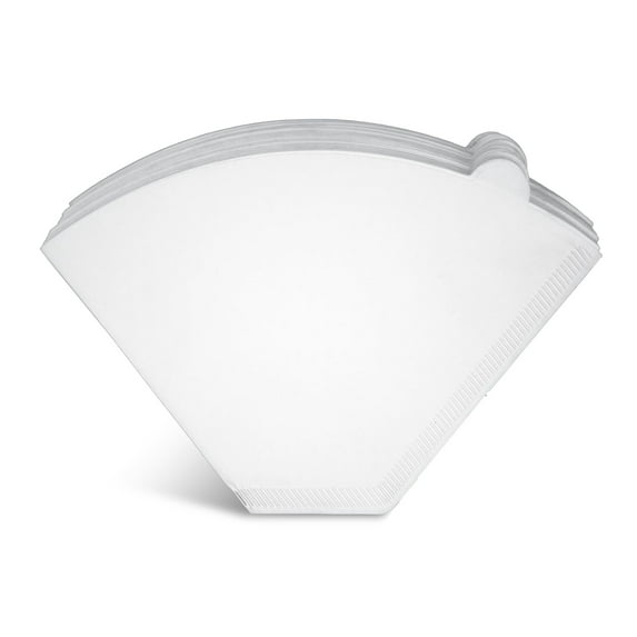 100pcs Cone Coffee Filters, 2-6 Cup, Unbleached Paper Coffee Filter Coffee Paper Filters for Coffee Maker（white）