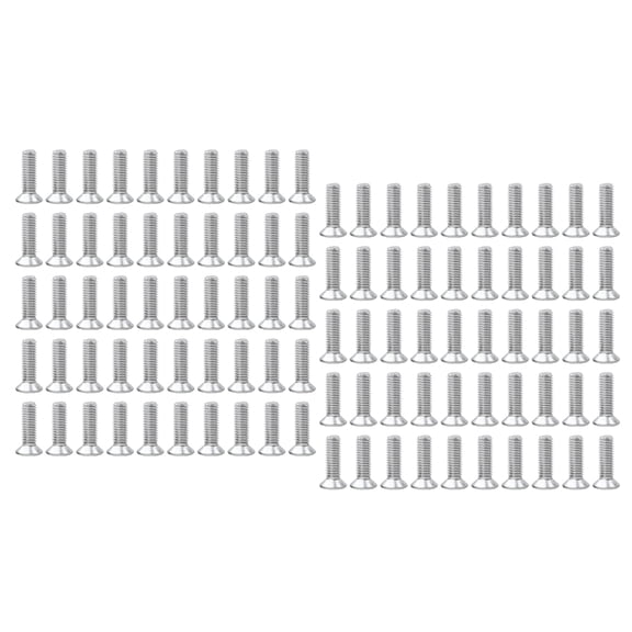 100pcs Countersunk Screws M5x16 mm Stainless Steel Countersunk Head for DIY