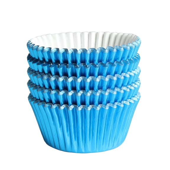 100pcs Cupcake Paper Baking Cups Wrapper Liners Cake, Foil Cupcake Liners for Baking Cupcakes