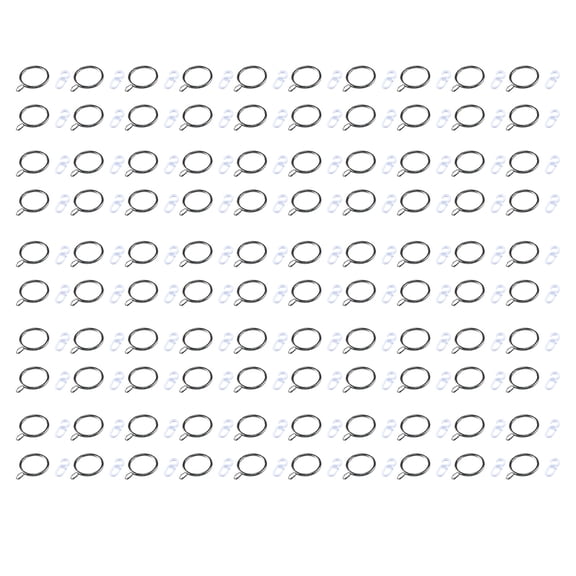 100pcs Curtain Rings 30mm Internal Diameter Eyelets Curtain Hook Pins Drapery Pin For Drapery And Shower Curtain