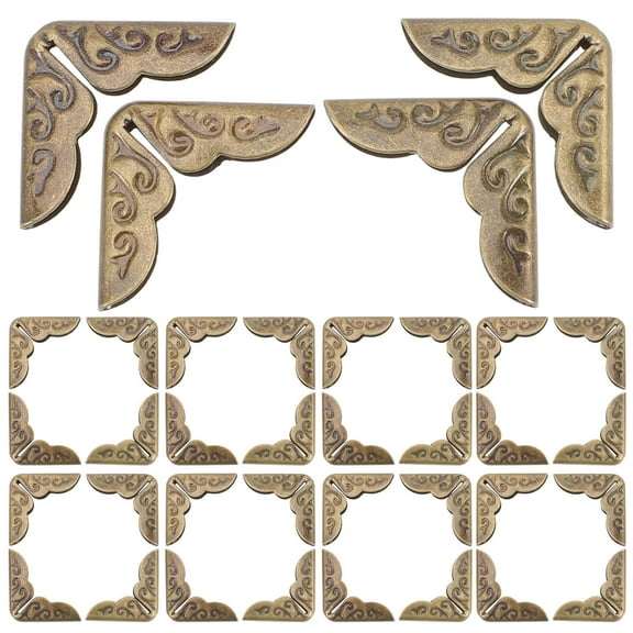 100pcs DIY Iron Photo Album Corner Protectors Guards Book Notebook Corner Covers