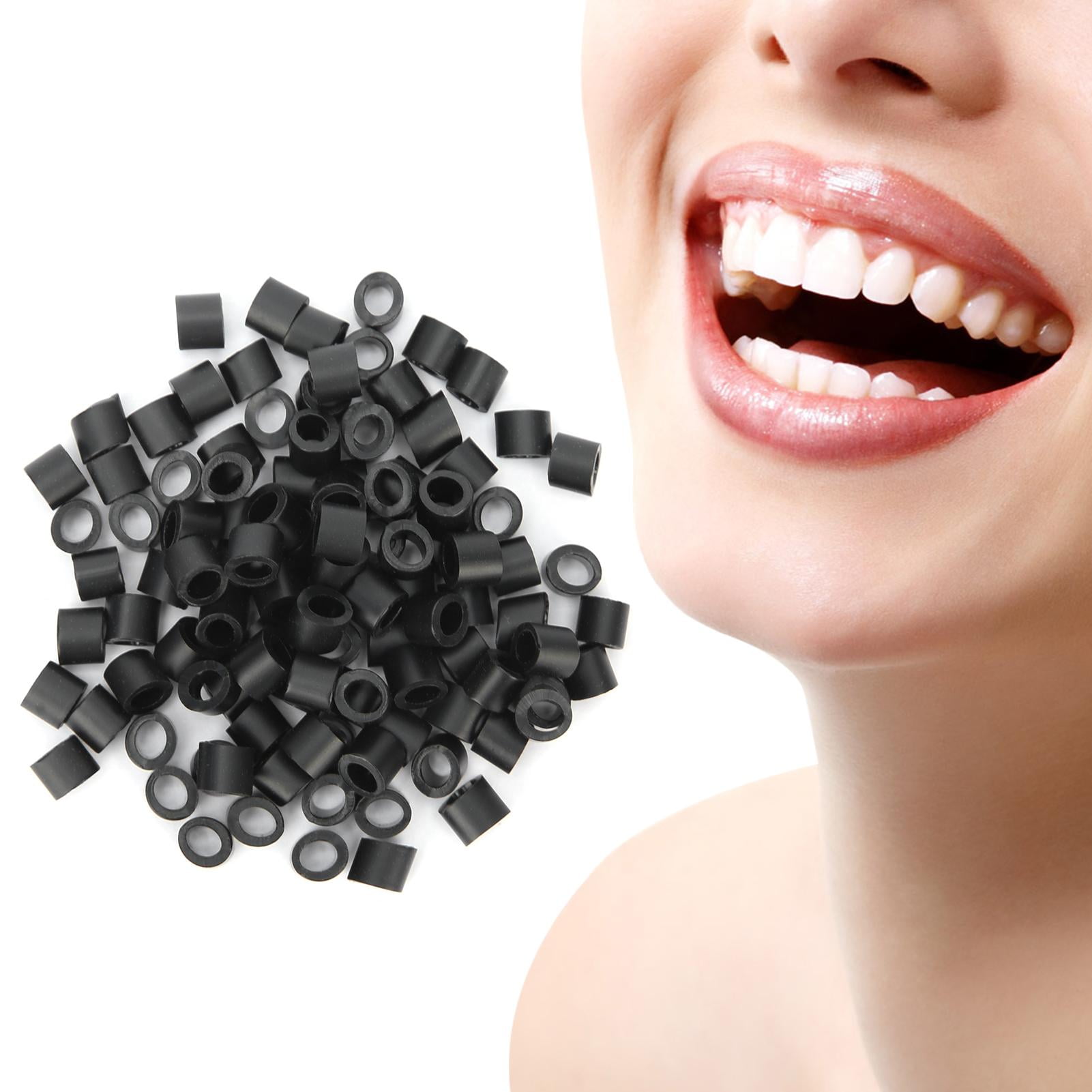 100pcs Dental Code Rings Orthodontic Silicone Dental Color Code Rings ...