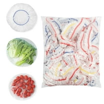 100pcs Disposable Bowl Covers - Food Cover Stretch Edging, Stretchable Plastic Wrap, Elastic Storage Wraps for Storage Containers, Disposable Fresh Keeping Bag Plastic Cover for Bowl for Family
