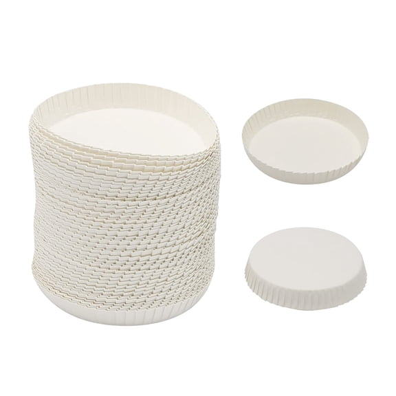 100pcs Disposable Cup Coverware 8 X 8cm Coffee Cup Drinking Lid Paper Cup Cap for Wedding/Parties//Kitchen