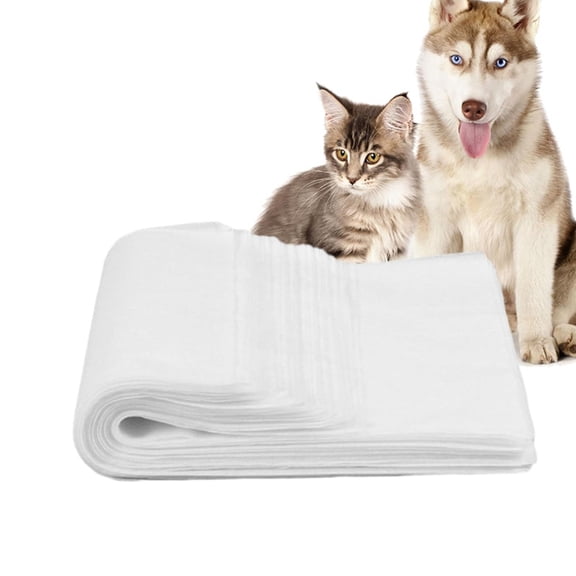 100pcs Disposable Pet Urine Absorbent Sheets for Dogs Quickly Absorbs & Locks Water Urine Absorbent Paper Cleaning B
