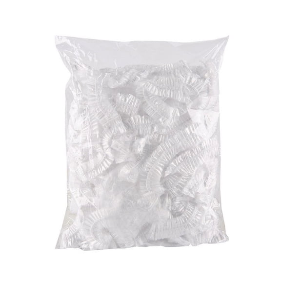 100pcs Disposable Plastic Wrap, Stretch Plastic Cover, Thickened Tableware Covers for Food Preservation