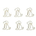 100pcs Dog Shape Paper Clips Improved Slip Resistance Rust Proof