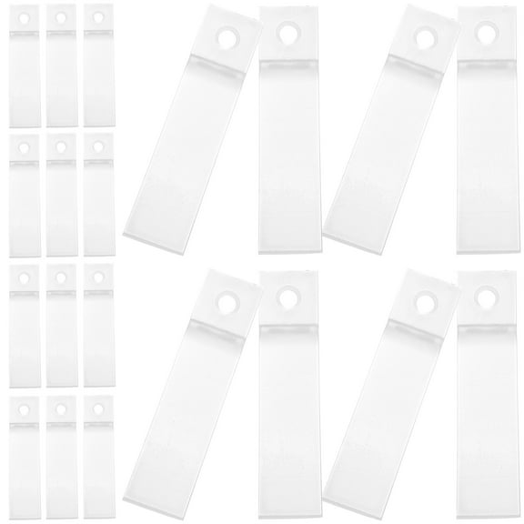 100pcs Drawer Stops Clear Plastic Drawer Stoppers Furniture Drawer Bottom Stops