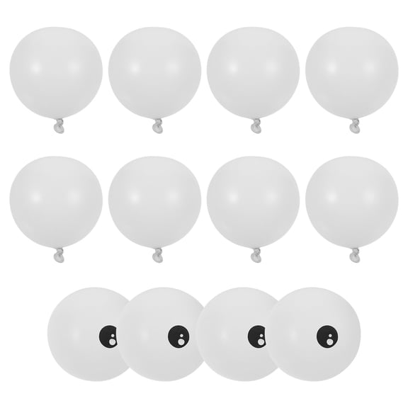 100pcs Eye Balloons Decorative Latex Balloons Party Balloons Party Supplies