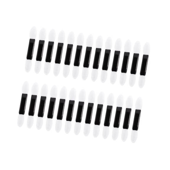100pcs Eyeshadow Sponge Tip Applicators Double Ended Makeup Brush Tipped Oval Makeup Tool Applicator Makeup Brush Eyeshadow Applicators Makeup Eyeshadow White Mix Miss Sponge Head