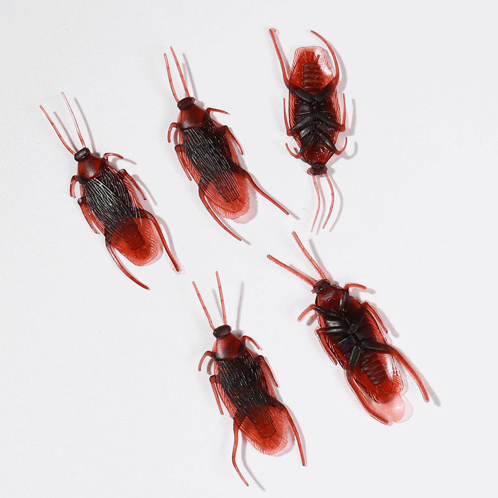 100pcs Fake Roaches Prank Props Cockroach Realistic Cockroach Prop Artificial Cockroach