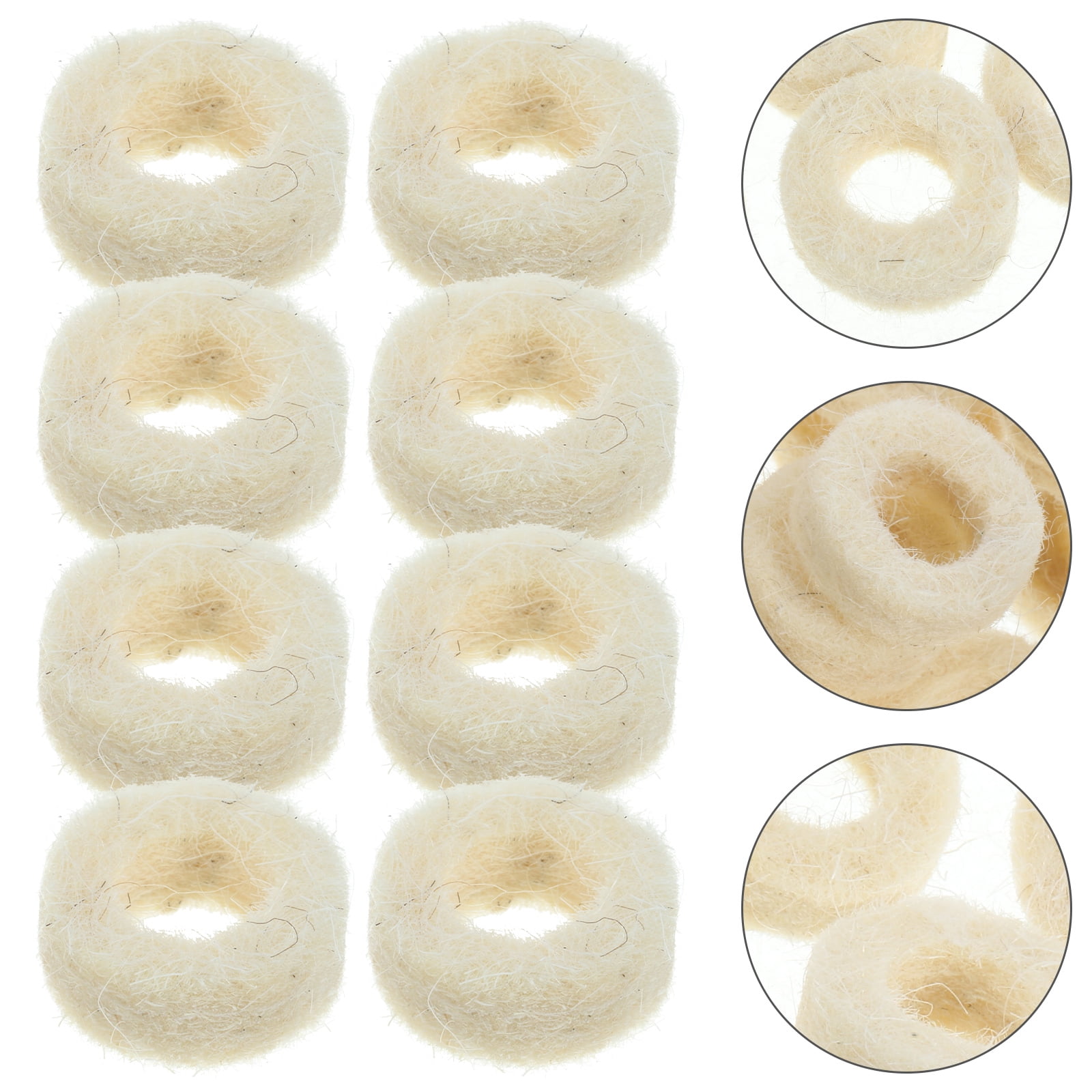OULII 100Pcs Wool Felt Washers for Battery Terminals Oil Plug Seal ...