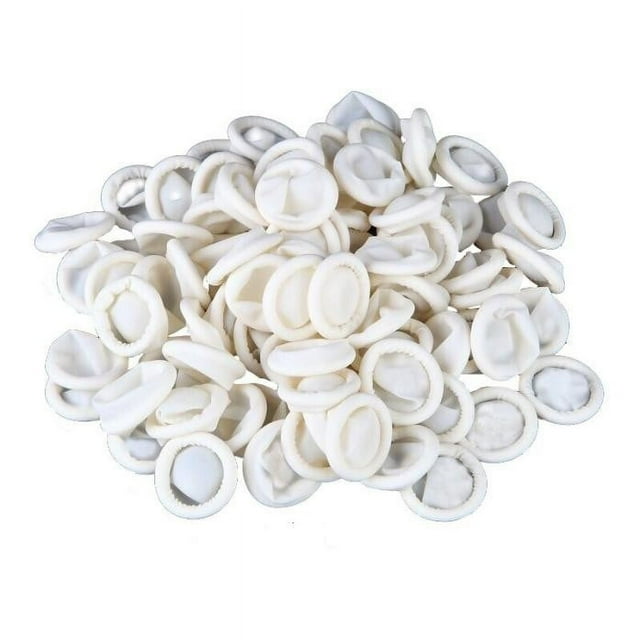 100pcs Finger Cots Nail Art Latex Fingertips Protective Small Rubber Gloves