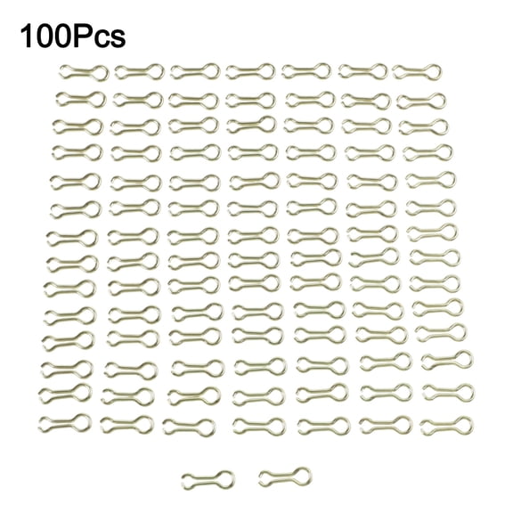 100pcs Fishing Sinker Eyes Eyelets Bass Fishing Wire Eyes Sinker Screw Guides