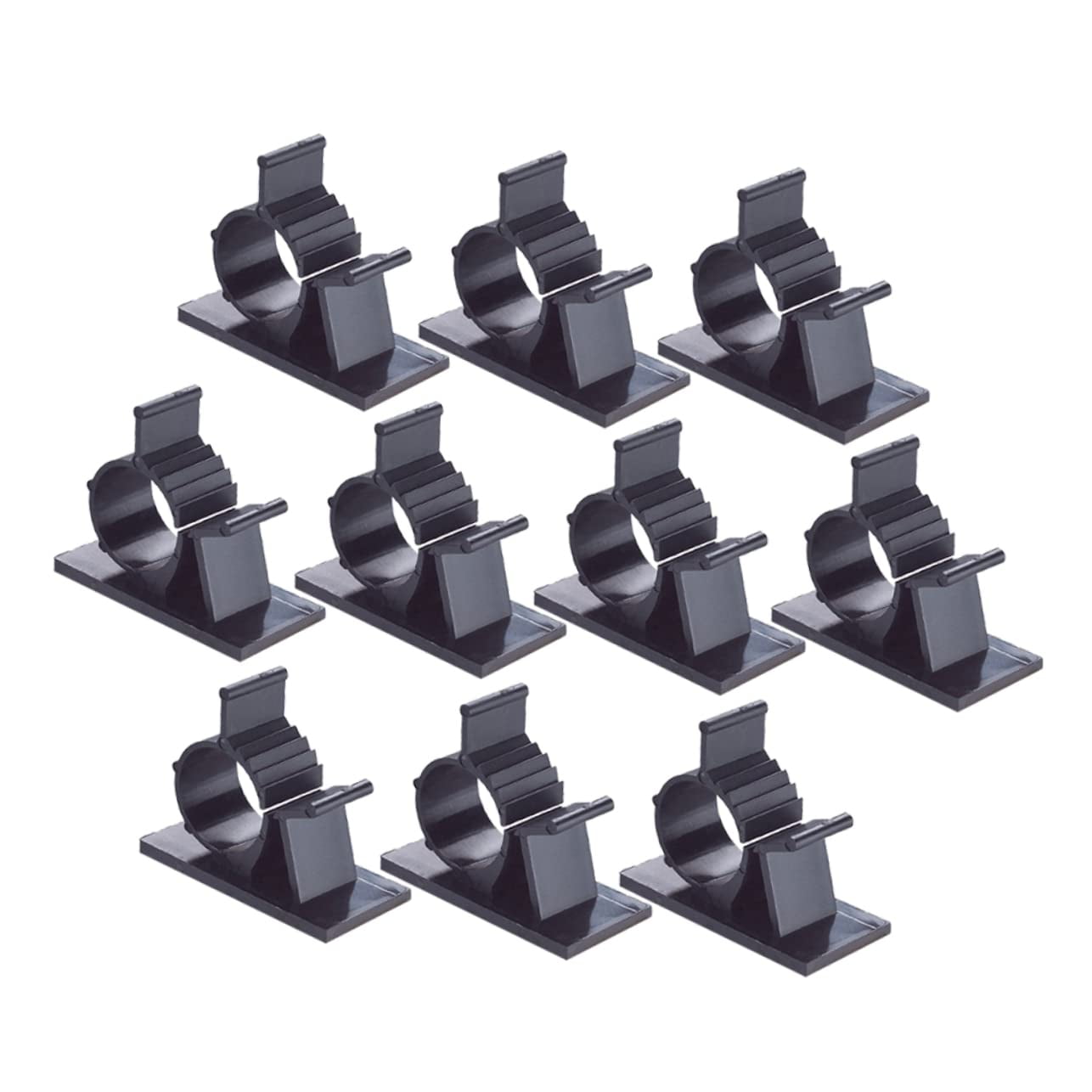 100pcs Fixed Lock Clamp Car Cable Organizer Cable Wire Holder Cord Management Clips Self