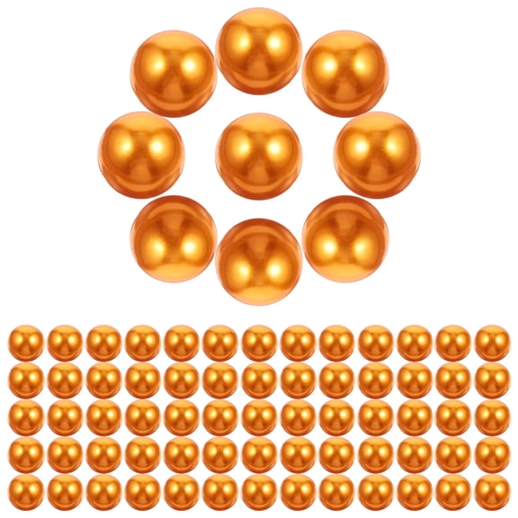 100pcs Floating Beads Vase Fillers Floating Round No Hole Faux Pearls Vase Filler