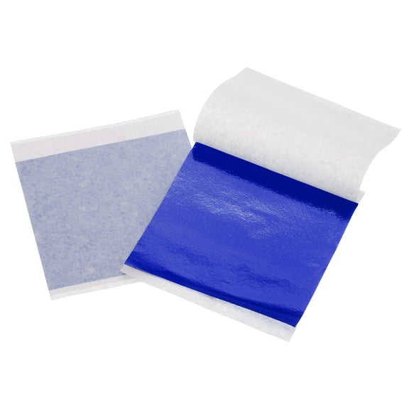 100pcs Foil Candy Wrappers, 3.5 x 3.5 Inch Chocolate Bar Wrappers, Aluminum Foil Paper for Caramel(Dark Blue)