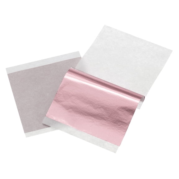 100pcs Foil Candy Wrappers, 3.5 x 3.5 Inch Chocolate Bar Wrappers, Aluminum Foil Paper for Caramel(Grey Pink)