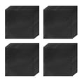 thumbnail image 1 of 100pcs Foil Candy Wrappers, 6 x 6 Inch Chocolate Bar Wrappers, Aluminum Foil Paper (Black, Orange Peel), 1 of 6